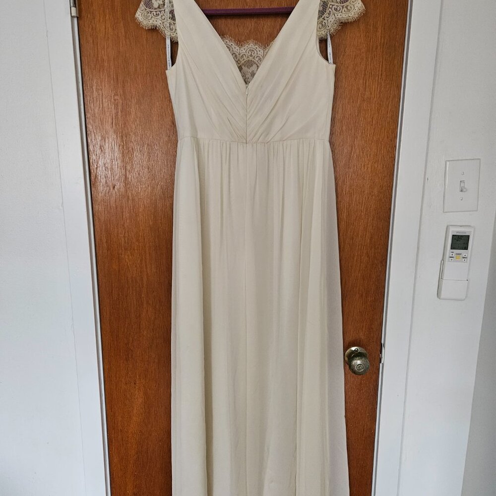 BHLDN by Anthropologie Jenny Yoo Evangeline Wedding Gown - size 8 - Picture 8 of 13